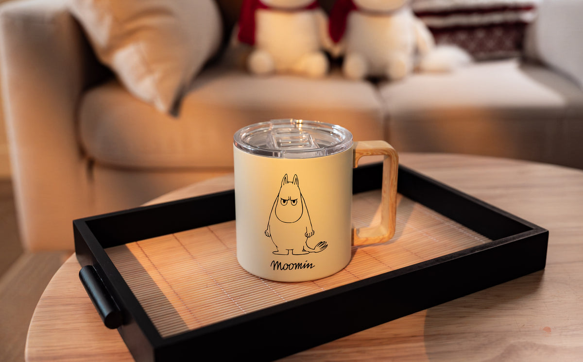 Moomin 嚕嚕米 | 木提把不鏽鋼保溫杯