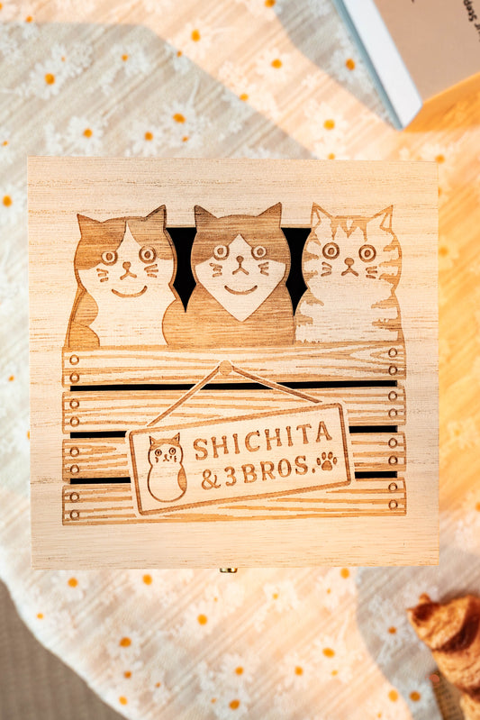 SHICHITA | 貓咪三兄弟盤組禮盒