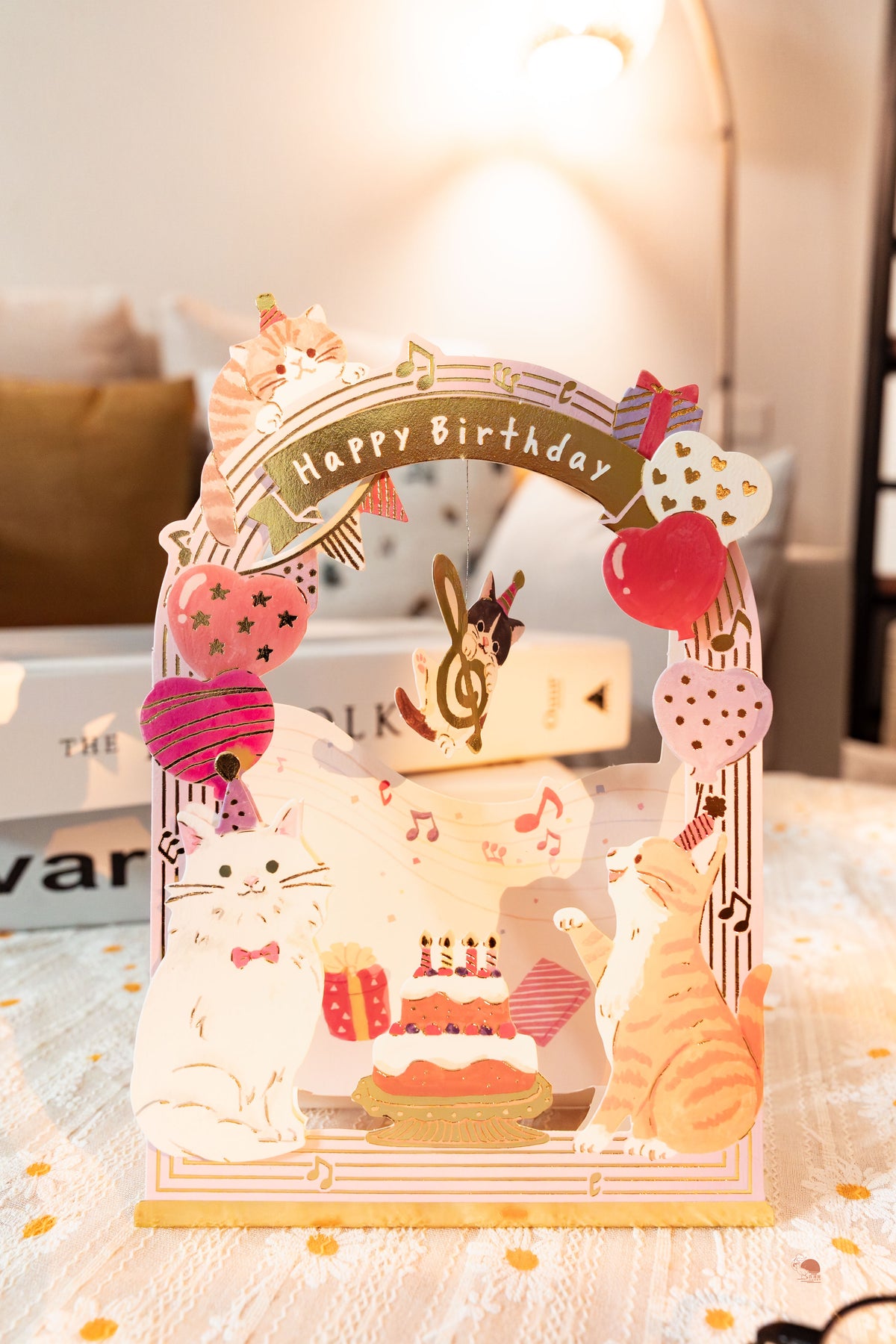 日本進口 貓咪 & 狗狗立體生日賀卡