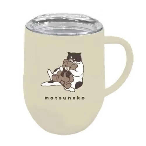 現貨|matsuneko 日系貓咪不鏽鋼保溫杯 附杯蓋