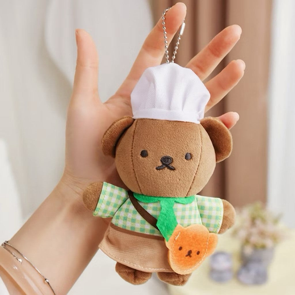 現貨|日本九州限定 MIFFY 米飛兔 miffy kitchen系列|烘焙熊熊玩偶吊飾