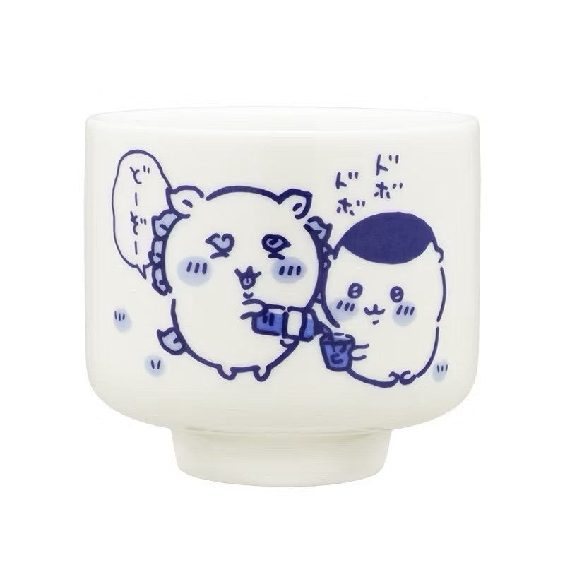 現貨|Chiikawa吉伊卡哇 陶瓷清酒杯 小桃 栗子大叔 獅薩
