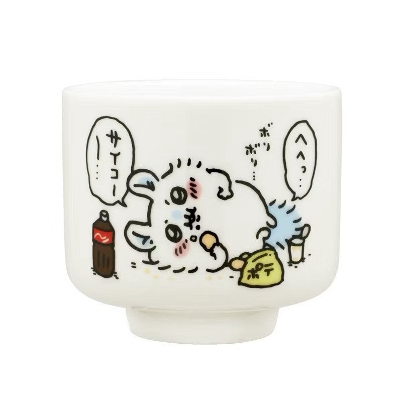 現貨|Chiikawa吉伊卡哇 陶瓷清酒杯 小桃 栗子大叔 獅薩
