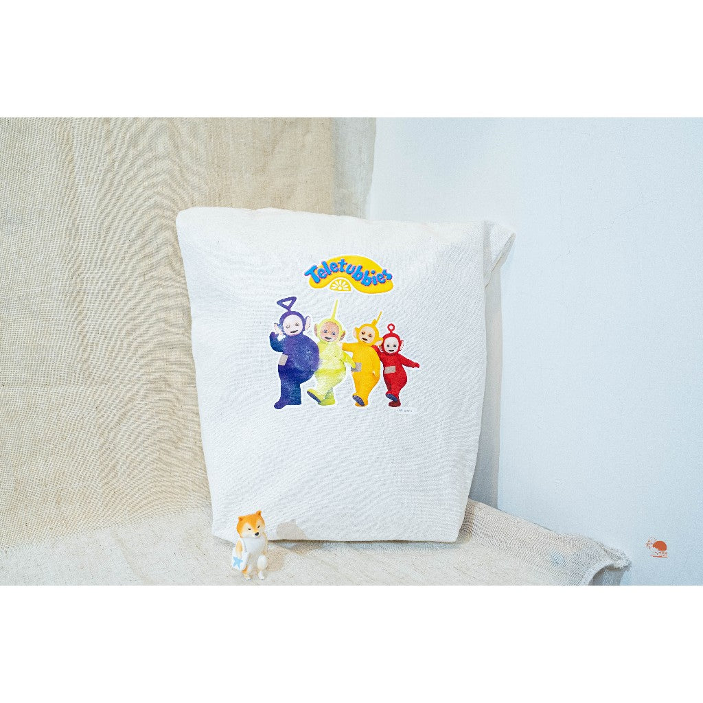 現貨|日本九州 Teletubbies 天線寶寶膠印肩背帆布提袋