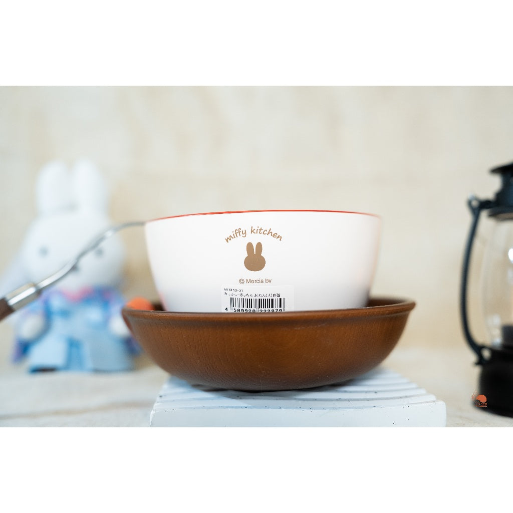 現貨|日本九州限定 MIFFY 米飛兔 miffy kitchen系列 雙色漆器 兒童 飯碗