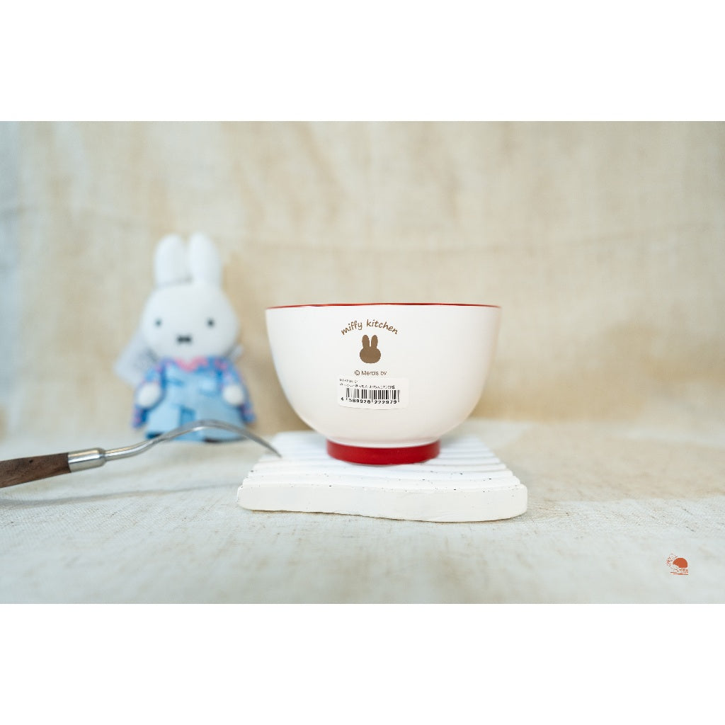 現貨|日本九州限定 MIFFY 米飛兔 miffy kitchen系列 雙色漆器 兒童 飯碗