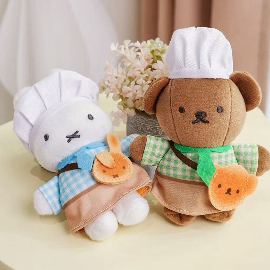 現貨|日本九州限定 MIFFY 米飛兔 miffy kitchen系列|烘焙熊熊玩偶吊飾