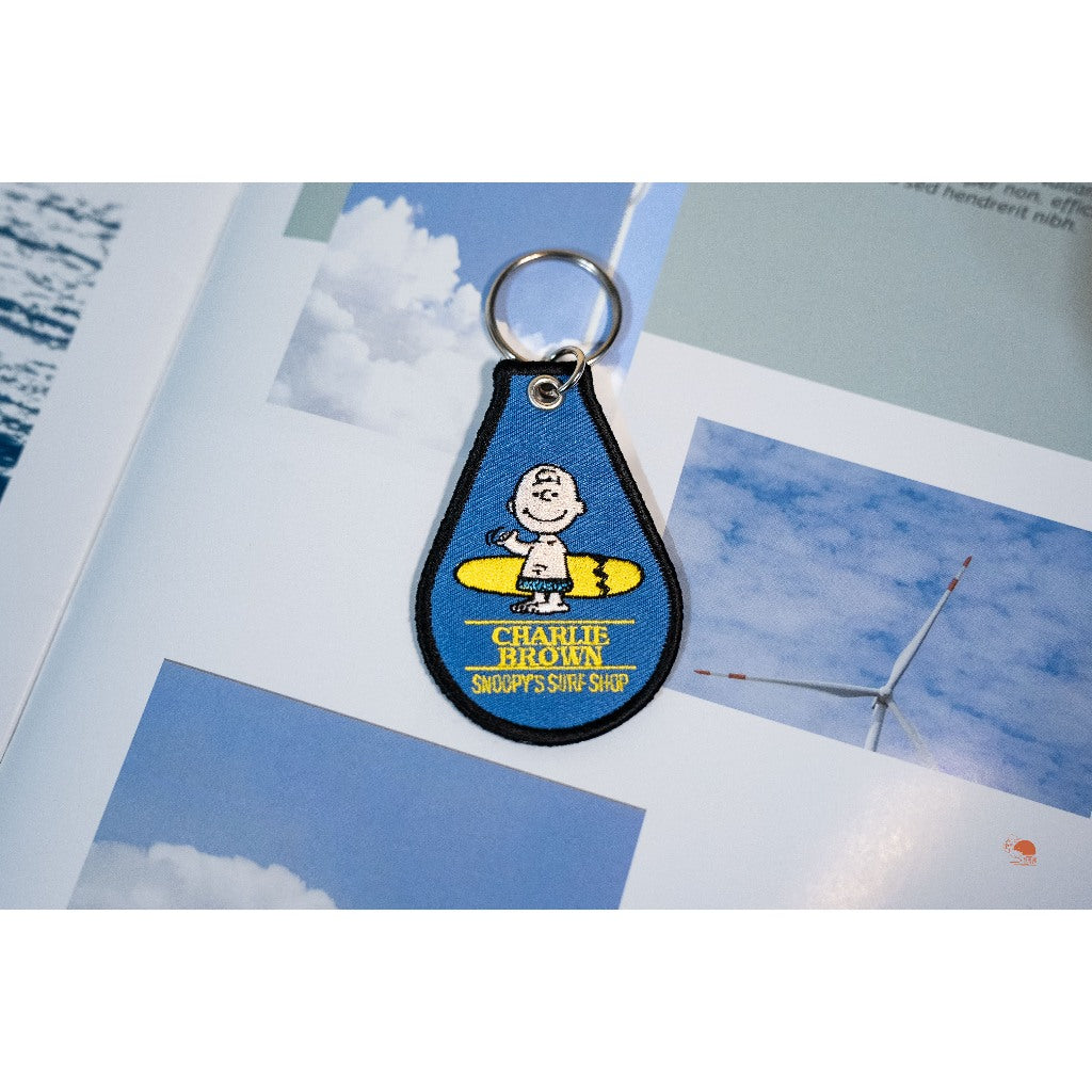 SNOOPY 史努比 刺繡造型鑰匙圈吊飾