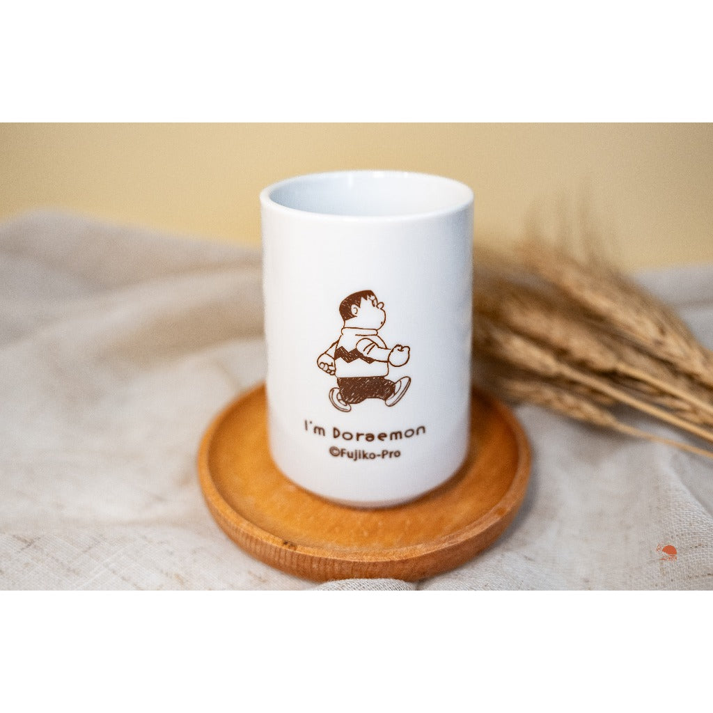 日本製 DORAEMON 哆啦A夢 大雄 胖虎 縮小燈 任意門 和風茶杯