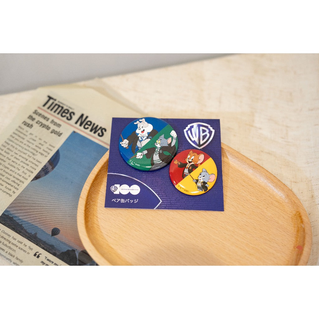 日本限定HARRY POTTER 哈利波特聯名 湯姆貓與傑利鼠 學院徽章