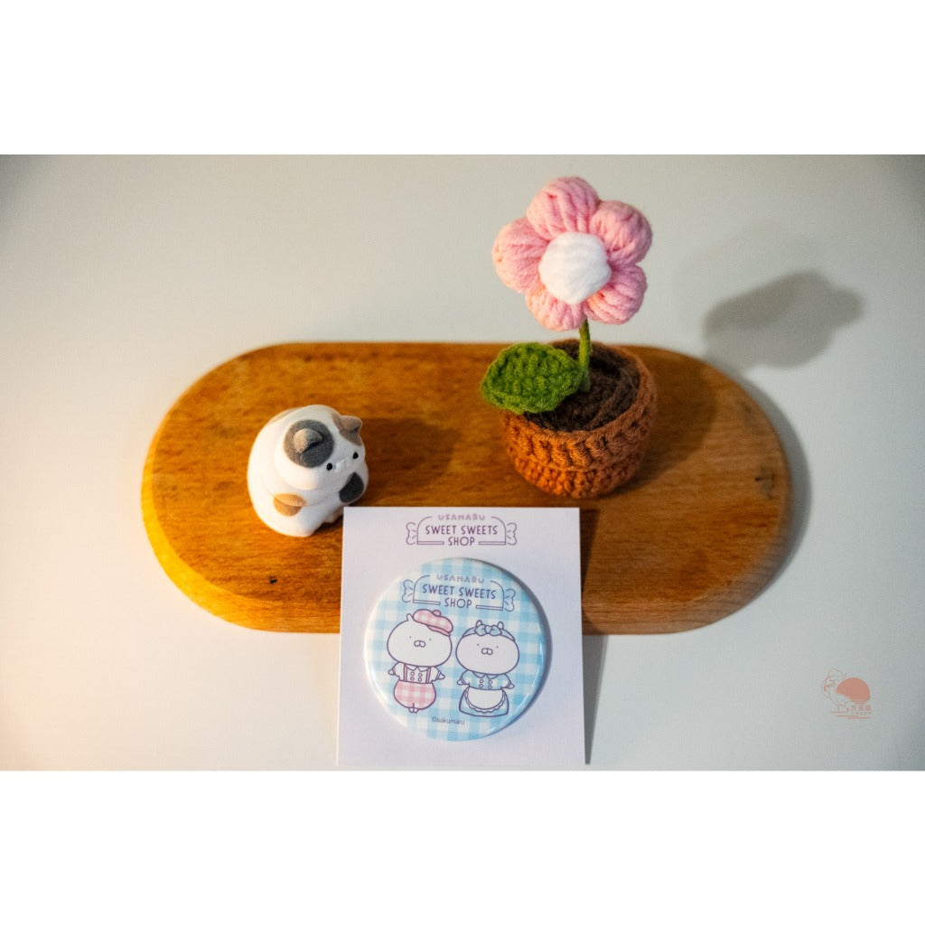 USAMARU兔丸 限量SWEET SWEETS SHOP 療癒別針徽章