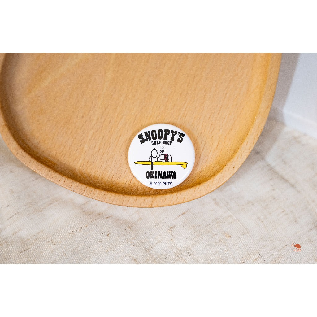 日本沖繩限定 SNOOPY 史努比 圓型別針徽章