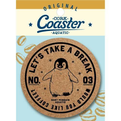 沖繩DMM水族館限定 動物 軟木 杯墊