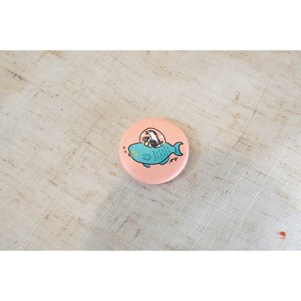 日本限定 可愛 日系 動物 磨砂 文創 胸針 徽章 別針