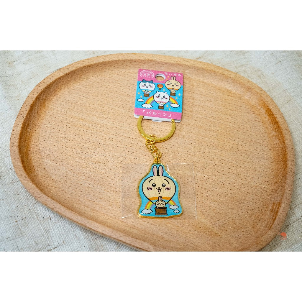 日本地區限定 Chiikawa吉伊卡哇 烏薩奇 鐵牌 金屬吊飾 鑰匙圈