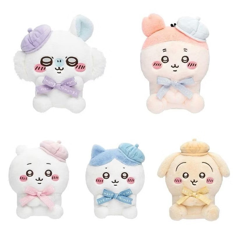 東京限定 Chiikawa吉伊卡哇 貝雷帽系列 飛鼠小桃S娃玩偶