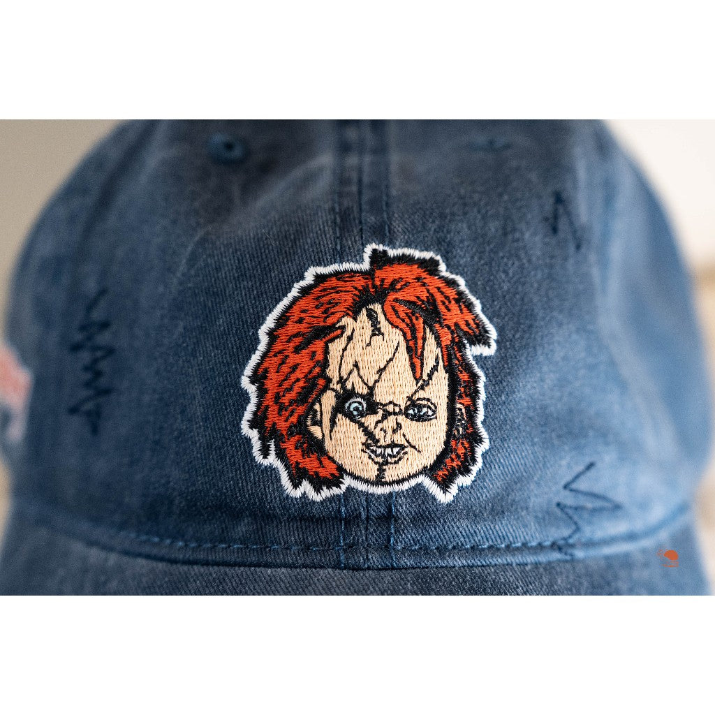 CHUCKY 鬼娃恰吉 美式復古 丹寧 牛仔 帽子 鴨舌帽