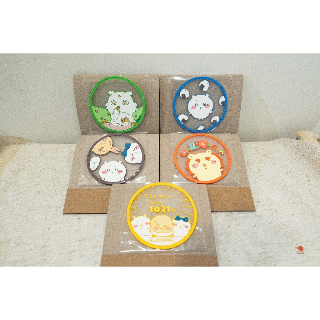 Chiikawa吉伊卡哇 BANDAI 扭蛋 透明橡膠杯墊