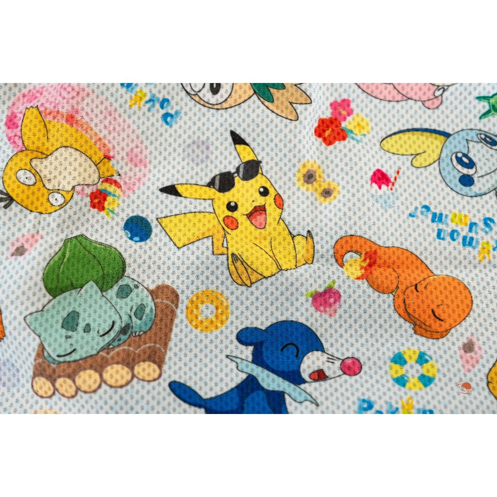 日本限定 寶可夢 涼感 抗UV 夏天消暑小物 瞬吸水冷感毛巾