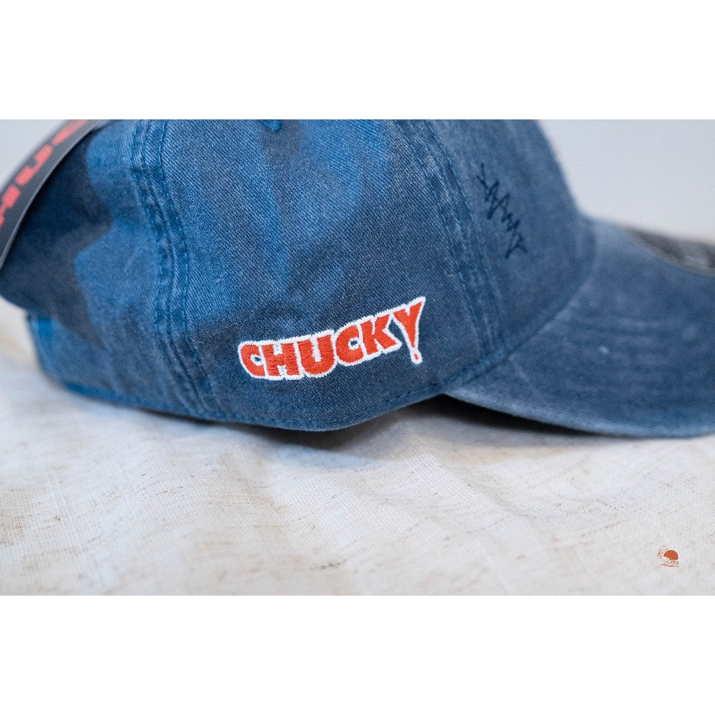 CHUCKY 鬼娃恰吉 美式復古 丹寧 牛仔 帽子 鴨舌帽