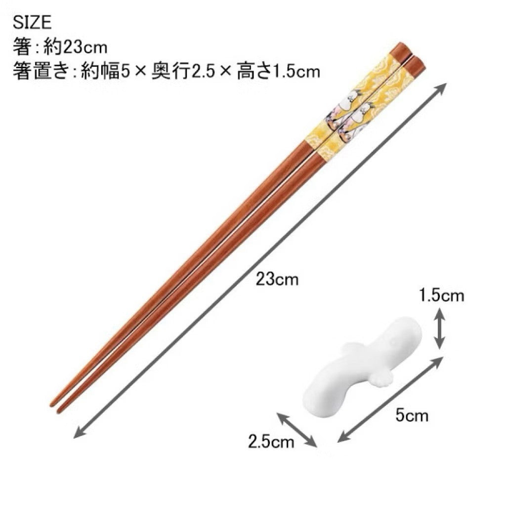 現貨 日本製 Moomin 姆明 嚕嚕米 筷子禮盒 木盒筷架組 餐具 喬遷禮物 結婚禮物 生日禮物