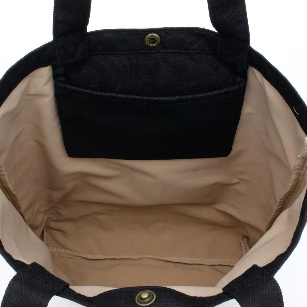 現貨|MIFFY 米飛兔 黑底米飛兔刺繡印花 帆布肩背 手提托特包 提袋