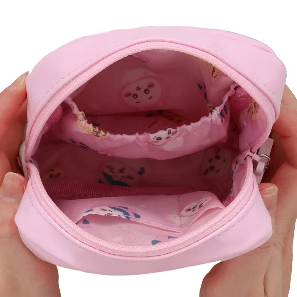 現貨|日本 吉伊卡哇 Chiikawa 烏薩奇 Usagi 水蜜桃系列 方形隨身包 化妝包