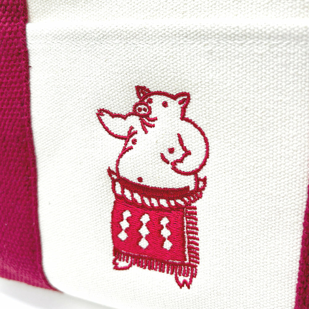 7/7 預購 | 矢場とん 刺繡隨身提袋