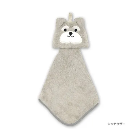 4/10 預購 | 雪納瑞 造型擦手巾