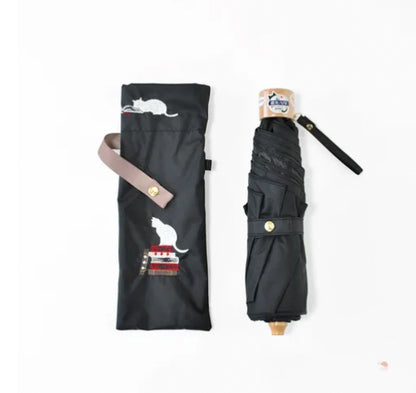 4/10 預購 | 刺繡貓咪折疊傘