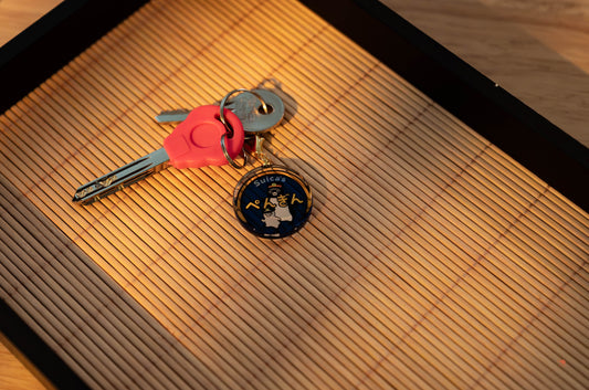 大宮站限定 | 站長企鵝與小企鵝鑰匙圈