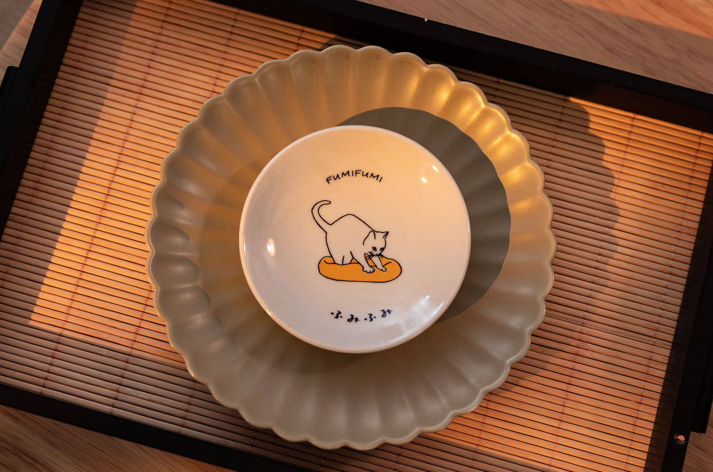 美濃燒 貓咪小碟子