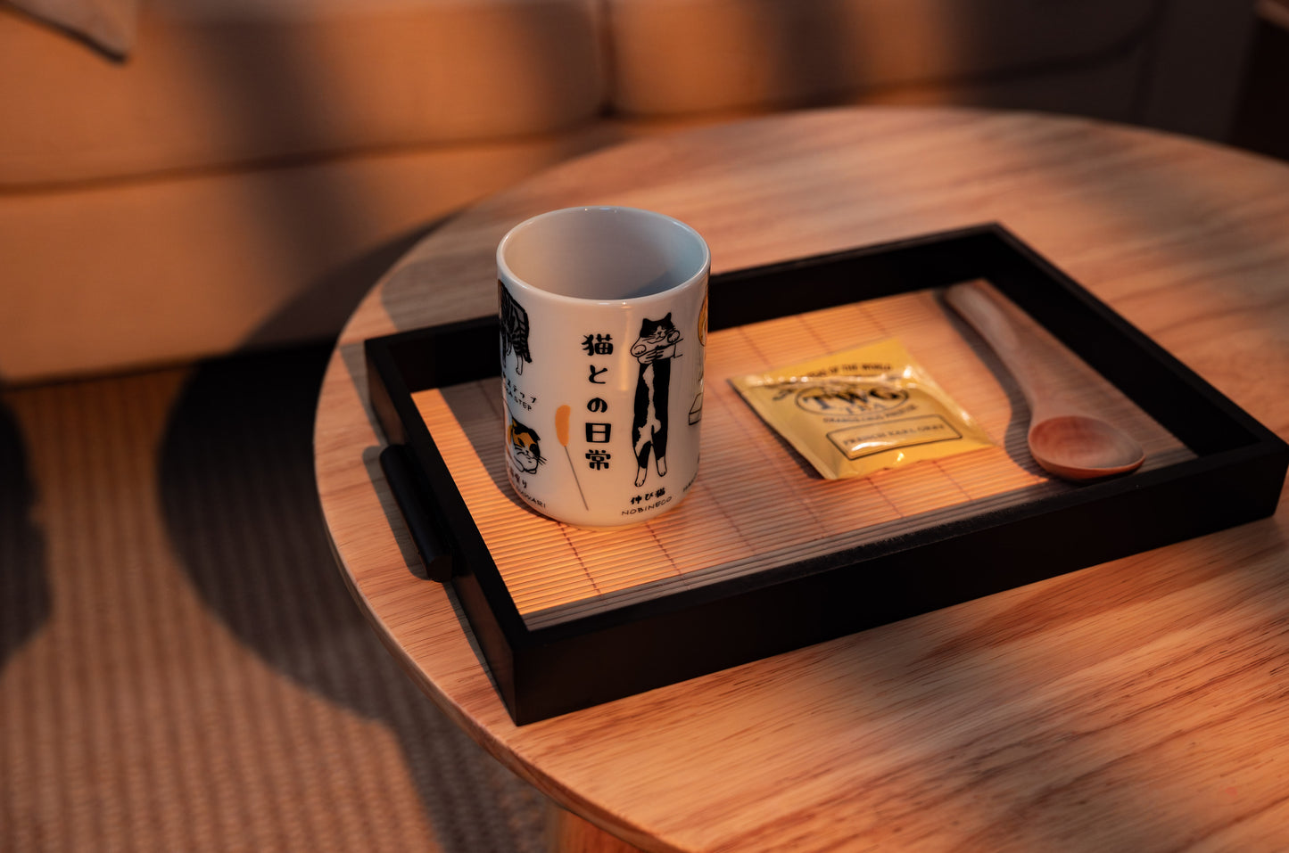 貓との日常湯吞杯