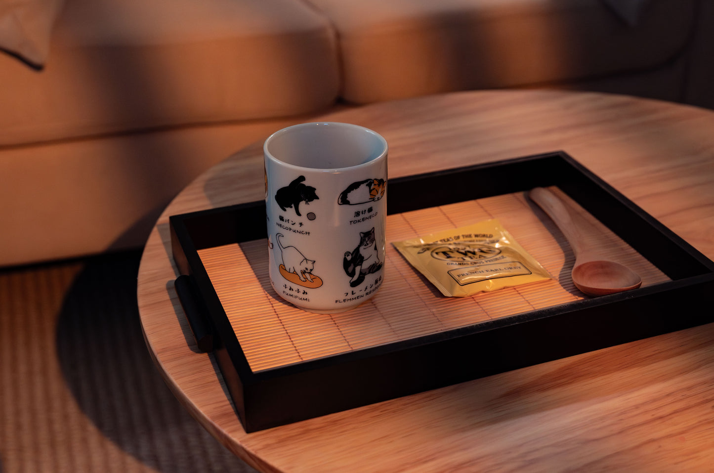 貓との日常湯吞杯
