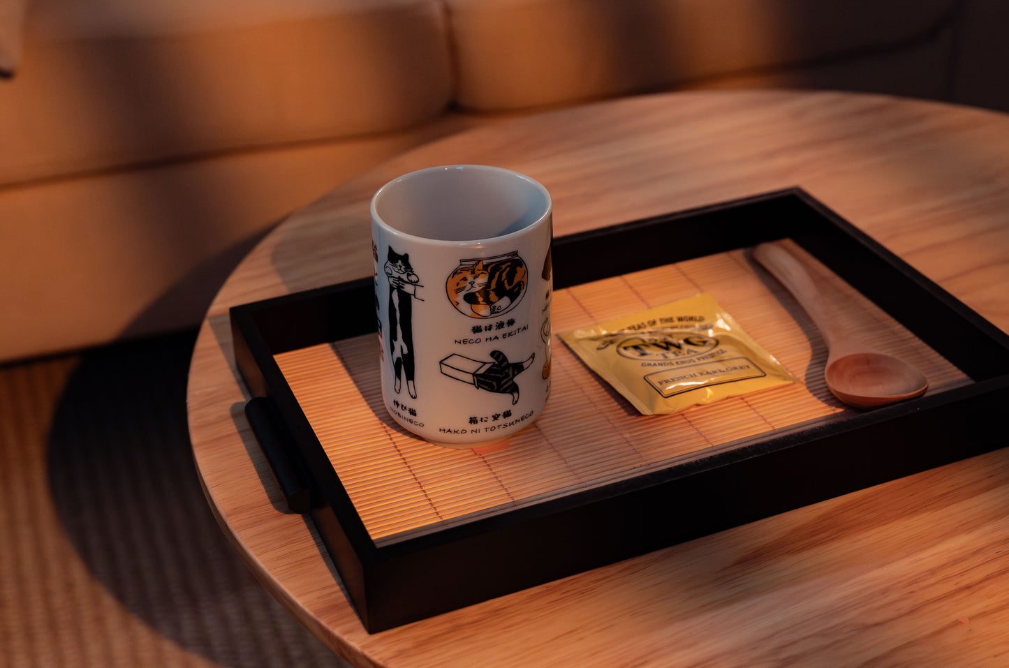 貓との日常湯吞杯