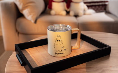 Moomin 嚕嚕米 木提把不鏽鋼保溫杯
