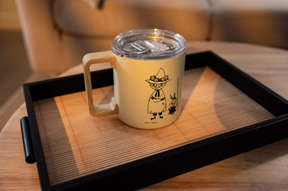 Moomin 嚕嚕米 木提把不鏽鋼保溫杯