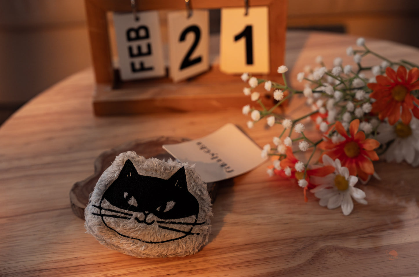 慵懶貓咪絨毛耳機吊飾掛包