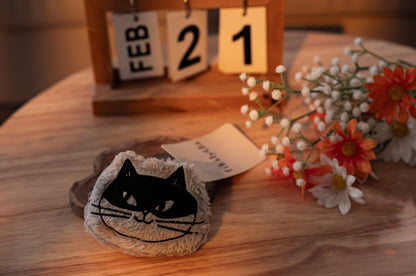 慵懶貓咪絨毛耳機吊飾掛包