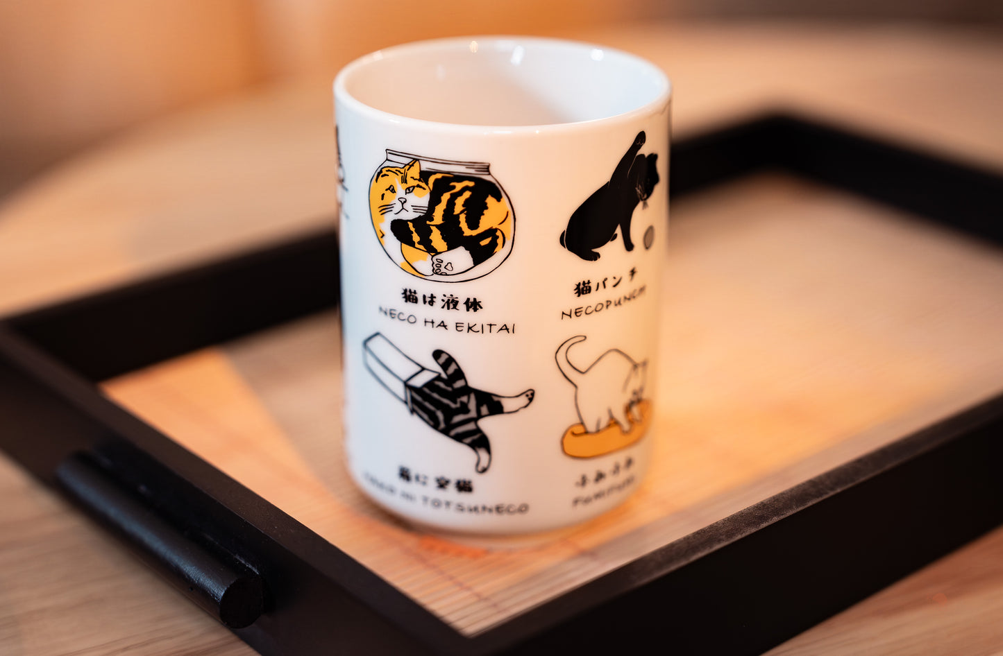 貓との日常湯吞杯