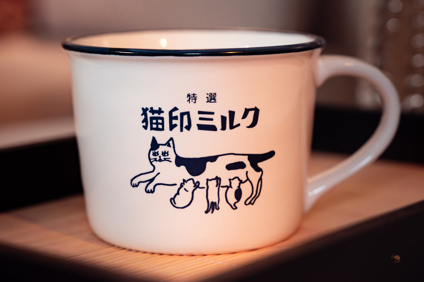 星羊社 | 復古貓印牛奶杯