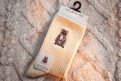 Stream | 動物刺繡襪