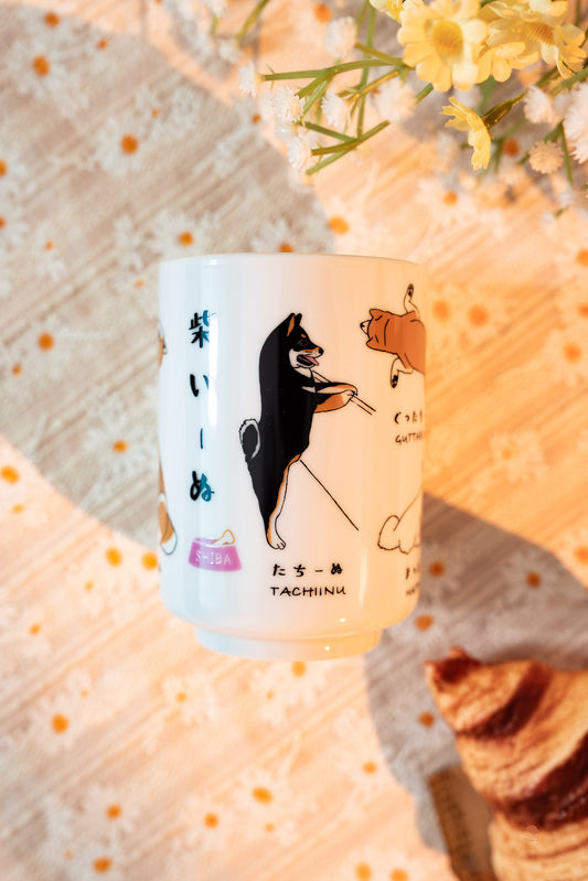 逸品社 | 柴犬圖鑑壽司湯吞杯
