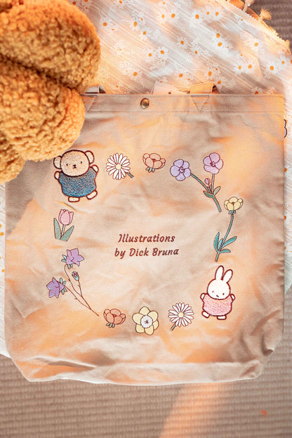 Miffy | 米飛兔刺繡帆布提袋 花圈系列