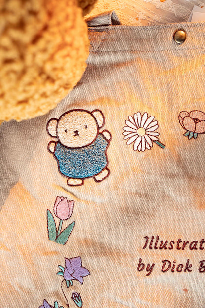 Miffy | 米飛兔刺繡帆布提袋 花圈系列