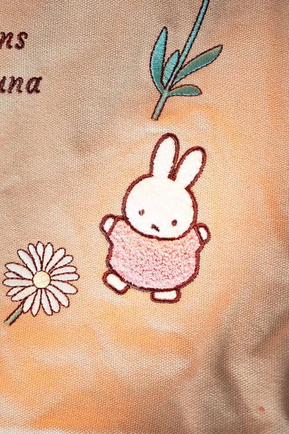 Miffy | 米飛兔刺繡帆布提袋 花圈系列