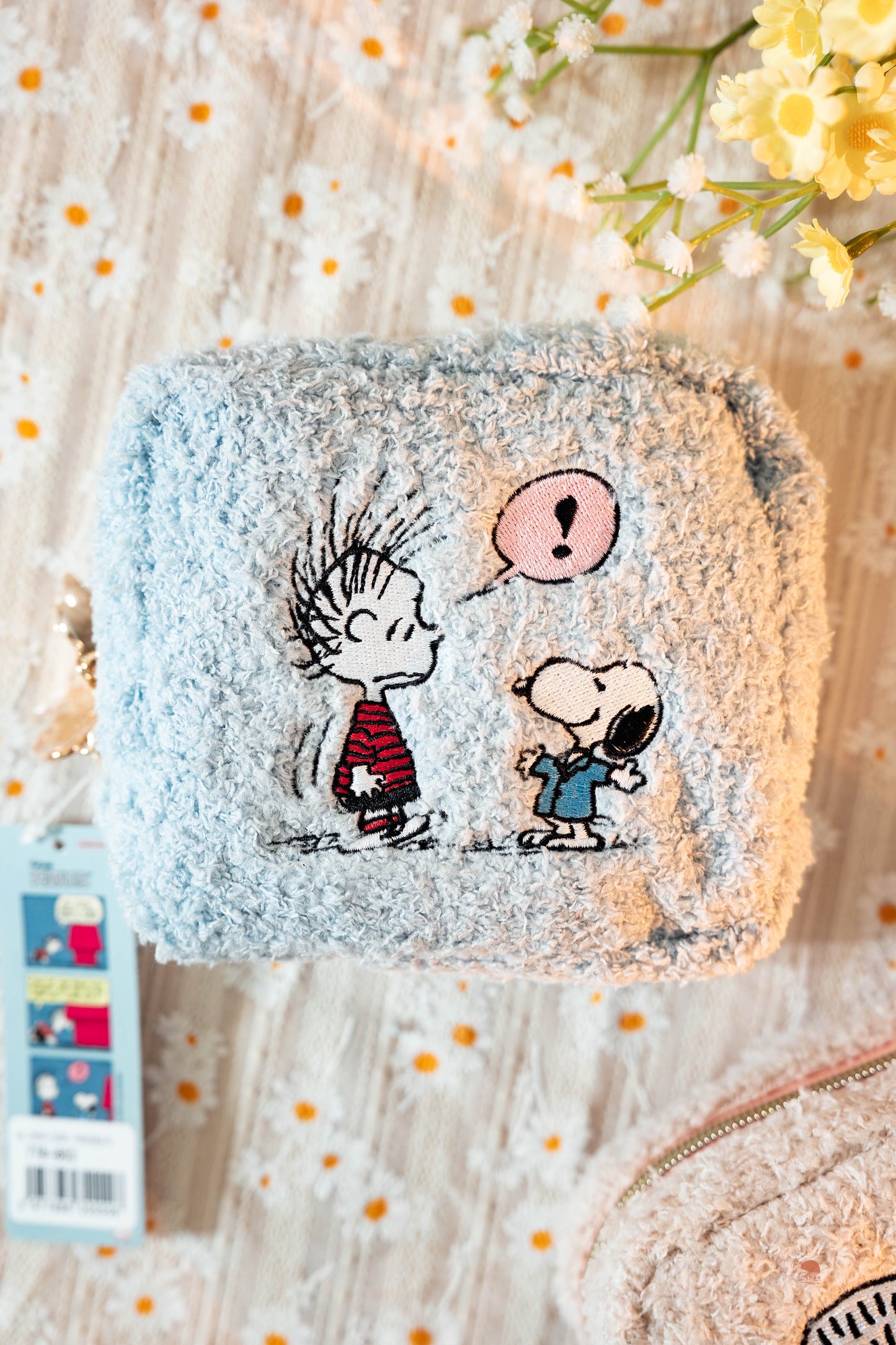 SNOOPY | 絨毛刺繡化妝包