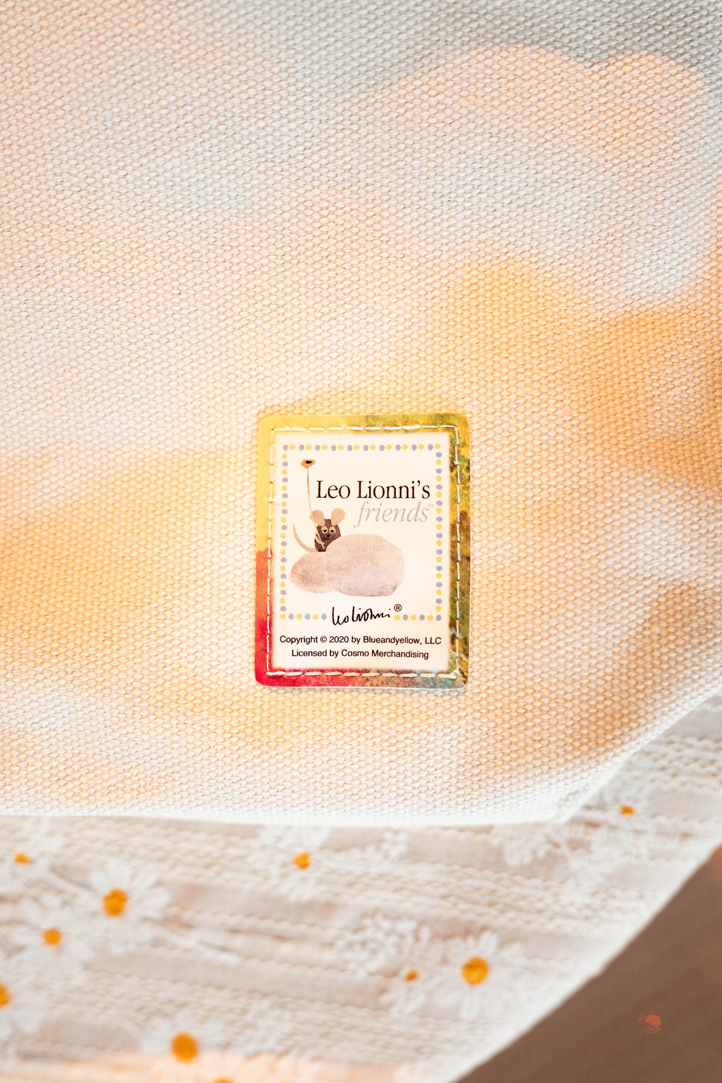 Leo Lionni 田鼠阿飛 | 刺繡帆布兩用包
