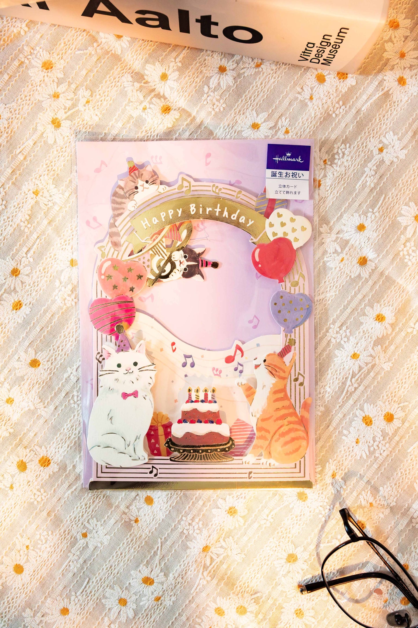 日本進口 寵物立體生日賀卡