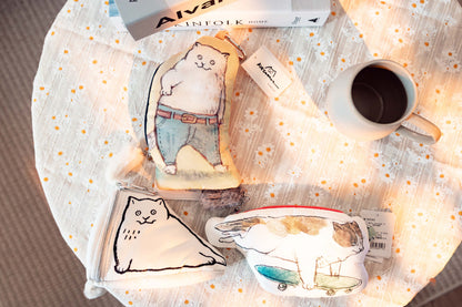 黑山 KATHY LAM | 貓咪插畫零錢包